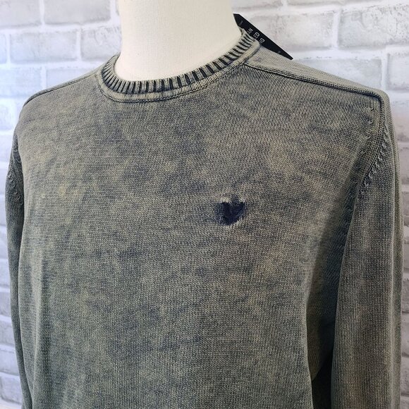 Lyle & Scott Scotland Sweater Jumper Combed Cotton Green Crew Neck L Forestcore - Picture 2 of 10